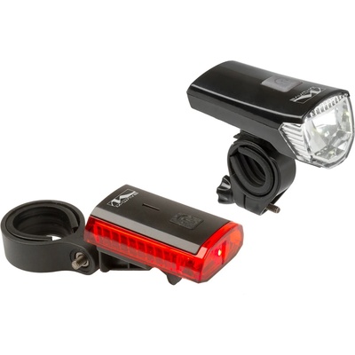 M-Wave Велосипедна светлина M-wave Atlas K 11 USB Set Bike light set - Black - размер One Size (870-2965-0111)