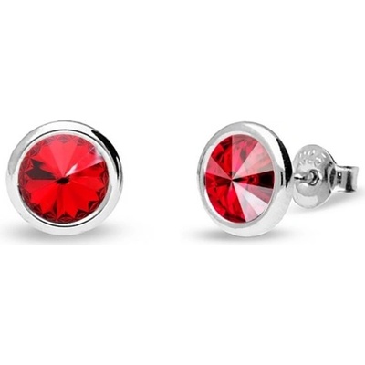 Spark červené se Swarovski Elements Tiny Bonbon Studs KR1122SS29LSI Light Siam