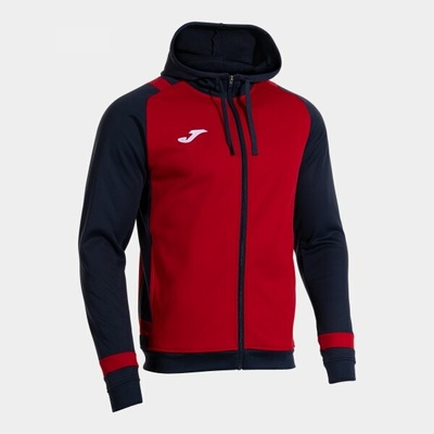 Joma Lider Zip-up Hoodie red navy