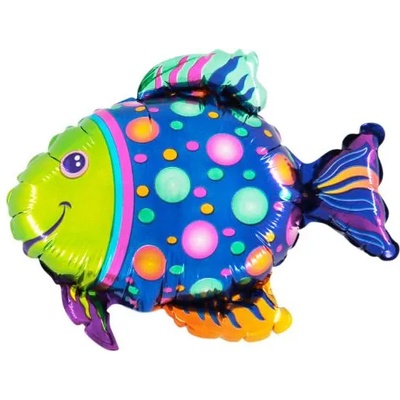 BP Фолиев балон - Цветни рибки на точки