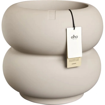 elho Kvetináč amber roll low 43 cm - balanced beige