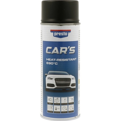 Presto Cars žiaruvzdorný sprej 400 ml čierny