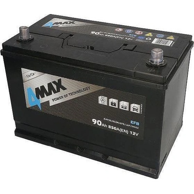 4MAX EFB 90Ah 850A right+