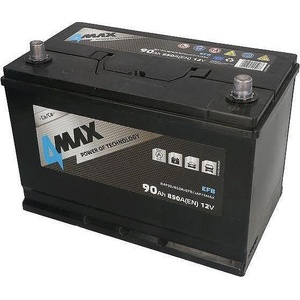 4MAX EFB 90Ah 850A right+