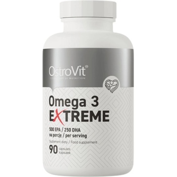 Image 1 of OstroVit Omega 3 Extreme | 75% EPA + DHA [90 Гел капсули]