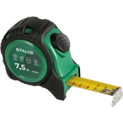 Stalco metr svinovací s protiskluzovým pouzdrem, 7,5 m x 25 mm