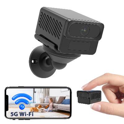 Fuvision M1 Mini WiFi камера: 2K видео, нощно виждане, двулентов WiFi, детекция на движение
