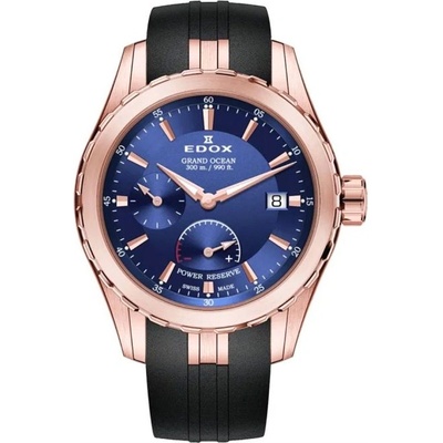 Edox Мъжки часовник EDOX Grand Ocean Automatic Power Reserve 94500-37RCA-BUIR (94500-37RCA-BUIR)
