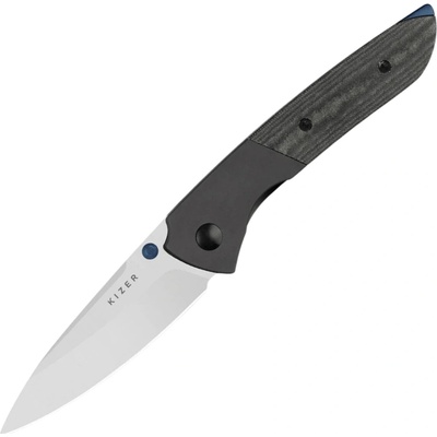 Kizer Spitfire 14C28N Aluminum+Micarta V3690A1