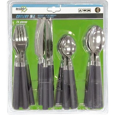 Bo-Camp Cutlery set 24 pieces Цвят: сив