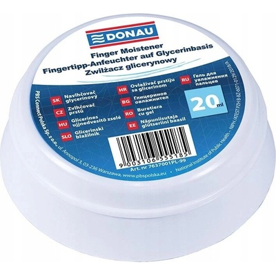 Donau Glycerínový zvlhčovač prstov biela 20 ml