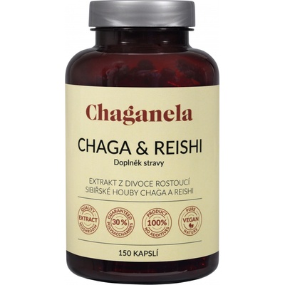 Chaganela Extrakt čagy s reishi 150 kapslí
