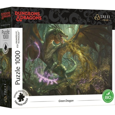 Trefl - Puzzle Dungeons Dragons: The Green Dragon - 1 000 piese