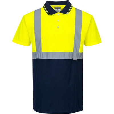 PORTWEST Polotričko Two-tone PW S479 S Žltá / tmavomodrá