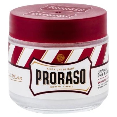 PRORASO Red Pre-Shave Cream крем преди бръснене за твърда брада 100 ml