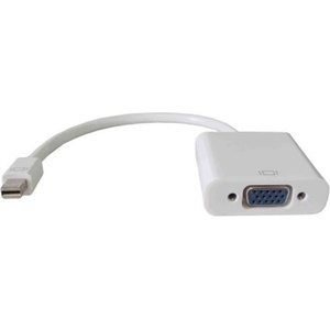 DeTech Преходник DeTech, Mini DisplayPort(м) към VGA(ж), бял (df18155)