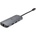A-solar Xtorm XC004 USB-C Hub 4in1 Ethernet, USB-C, 2xUSB-A - мултифункционален хъб за свързване на допълнителна периферия за MacBook и устройства с USB-C (тъмносив)