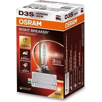 OSRAM D3S NIGHT BREAKER 220 XENARC (66340XN2)