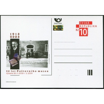 Česká pošta (2009) CDV 101 ** - PM 68 - 90 let Poštovní muzeum