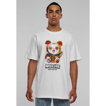 Mister Tee Тениска Welcome Cat Heavy Oversize Tee white XXLUB-MT2616-00220 - Тъмносив, размер S