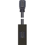Vimar 30346. HG HDMI Розетка Linea, с кабел на 90°, 1М, Black, (VM30346.HG)