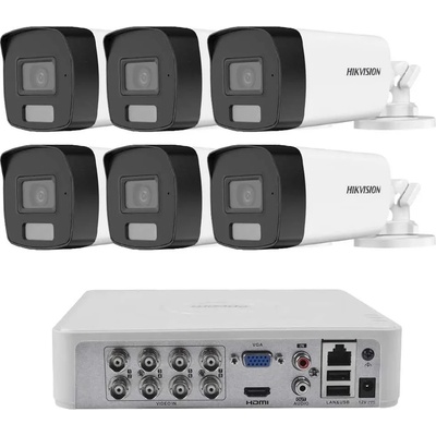 HIKVISION Комплект ZK6340E с 6 Камери 2MP Dual-Light Аудио и 1TB Диск (ZK6340E)