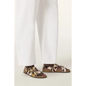 AllSaints сандали обувки с равна подметка дамски кожени Staffa Sandal
