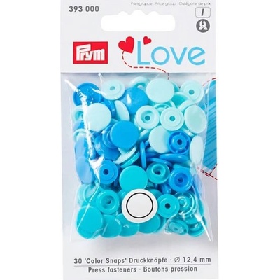 Prym Patentky plastové 12,4 mm, odstíny modré