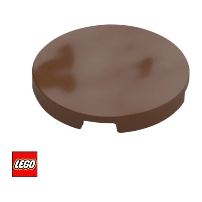 LEGO® 67095 Kruhová Dlaždice 3x3 Světle-Hnědá