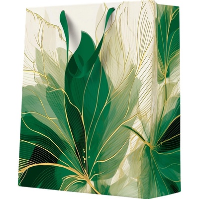 Darčeková taška large premium 26,5x33,5x13 cm Modern Jungle Bloom