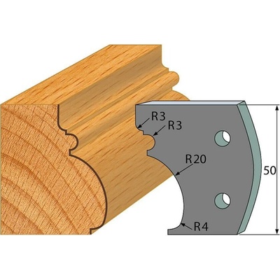 IGM Professional IGM Profil 501 - pár obmedzovačov 50x4mm SP F027-501