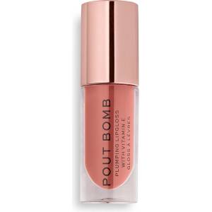 Revolution Beauty Makeup Pout Bomb Plumping Gloss 4, 6 ml гланц за устни Kiss Nude