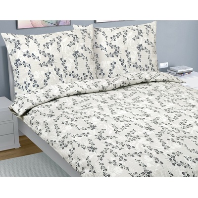 Bellatex Obliečky krep impresia béžové 220x240 2x70x90