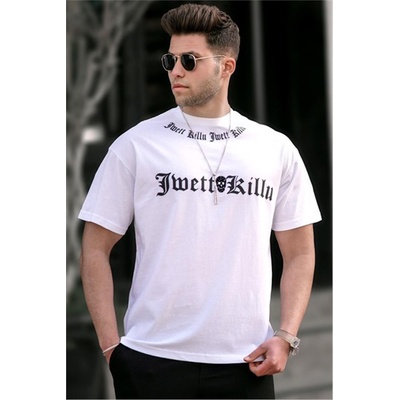 Madmext Мъжка тениска - Бяла 302005 (302005_Бяло)