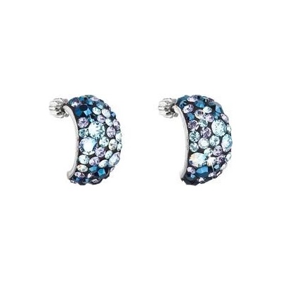 Pavona stříbrné šroubovací s krystaly Crystals from Swarovski Blue Style 31164.3 Blue Style