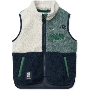 LIEWOOD Детски поларен елек LIEWOOD Kid's Vada Pile Vest Fleece vest - Play Mix - размер 92 (EU) (703-7294-0213)