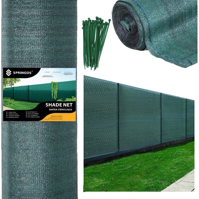 Stínicí síť - 90% stínění - 1,2x50m - 140g/m2 - zelená