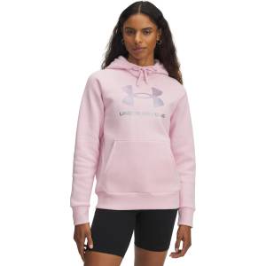 Under Armour Rival fleece shimmer розово, сиво xs (6003710-647)