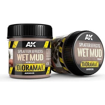 AK-Interactive Akrylový terén AK Splatter Effects Wet Mud 100 ml