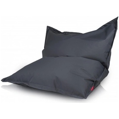 Ecopuf Pillow L polyester NC16 Tmavě šedá