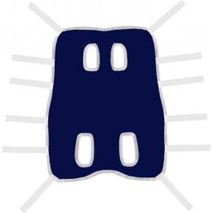 COLLAR Постоперативно облекло синьо 40 см 32-60 см