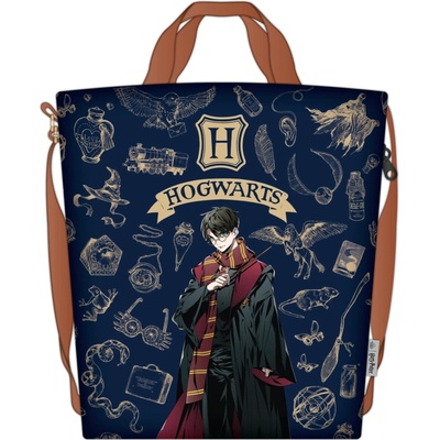 Harry Potter nákupná taška navy & gold