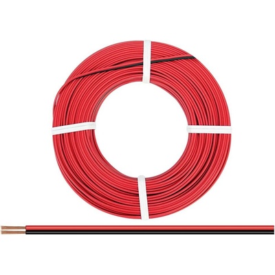 Donau Elektronik 275-01-25 lanko/ licna LiY-Z 2 x 0.75 mm² + 2 x 0.75 mm² červenočerná 1 ks