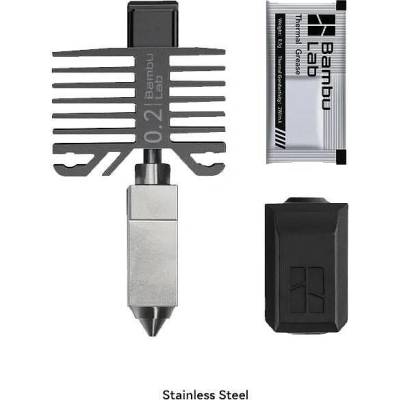 Hotend - Екстудер и Дюза 0.2/0.4/0.6/0.8mm за X1, X1C, P1S, P1P