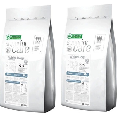 Natures Protection Superior Care Grain Free White Fish Adult Small Breeds 2 x 10 kg