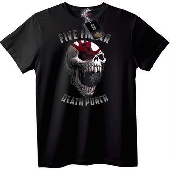 NOONEBRAND Тениска Skull на Five Finger Death Punch - 6XL, White