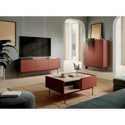 Piaski COLOR ceramic red