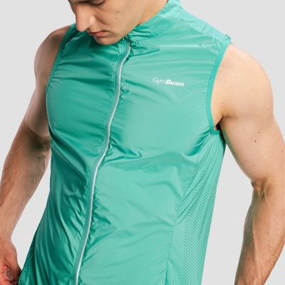 GymBeam pánská běžecká vesta Pulse X green