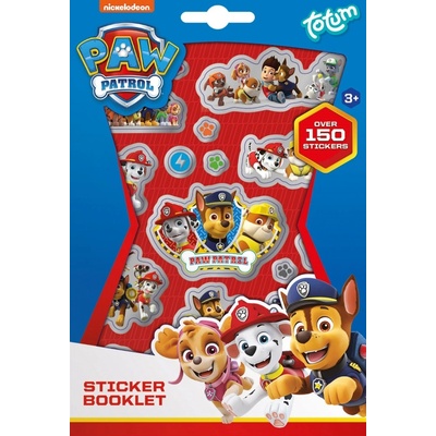 Totum Комплект стикери с книжка - Paw Patrol, 150 броя (T720329)