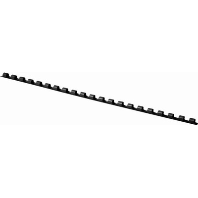 Plastové hrebene Q-CONNECT 6mm čierne